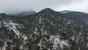 Foto: Cae Nieve en Zonas Altas de los Bosques y Cerros que Rodean la CDMX