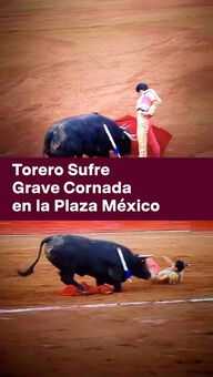 FORO: Torero Sufre Grave Cornada en la Plaza México