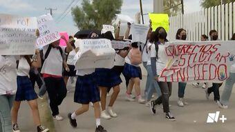 Estudiantes de la PVC en Torreón, denuncian represalias y acoso por parte de docentes luego de manifestarse para pedir su destitución.