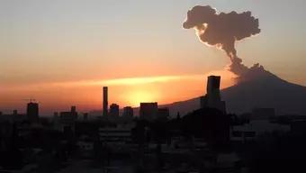 FOTO: Volcán Popocatépetl Hoy 20 de Febrero del 2024