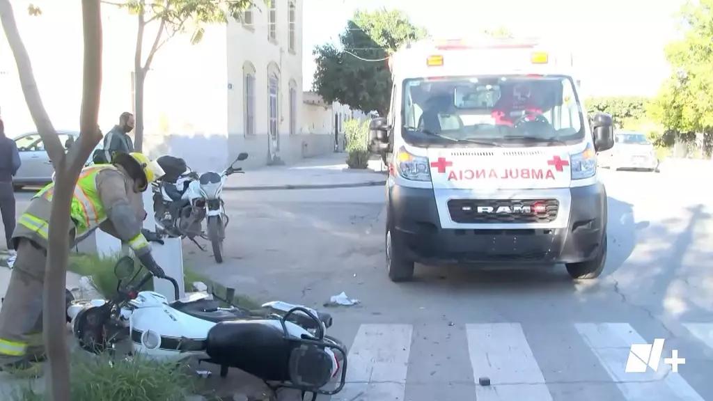 Motociclista Provoca Accidente Múltiple en el Centro de Torreón