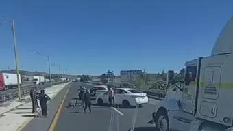 FOTO: Falso Retén de la Guardia Nacional en Autopista Puebla-Orizaba