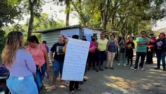 Foto: Escasez de Agua: Campesinos Evitan Construcción de Obra Hídrica en Veracruz