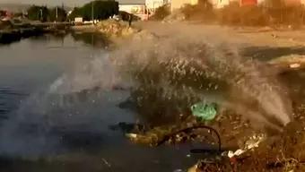 Foto: Reportan Enorme Fuga de Agua en Puebla