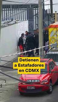 FOTO: Detienen a Estafadores en CDMX