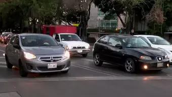 Foto: Así Avanza el Tráfico Vehícular con Doble Hoy No Circula en CDMX