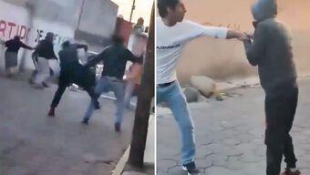 Video: Vecinos se Golpean con Palos y Tubos en Pelea Campal