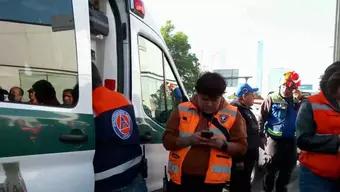 Foto: Mujer Cae a las Vías del Metro  Zapata en CDMX