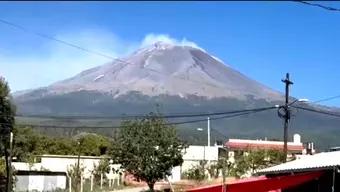 Foto: Volcán Popocatépetl Provoca Caída de Ceniza en Seis Municipios Durante el 27 de Febrero