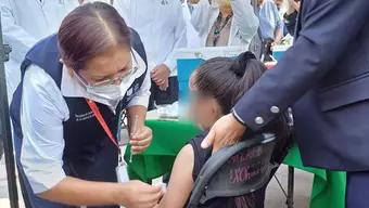 FOTO: Vacunación contra Sarampión en CDMX