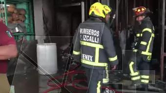 Foto: Controlan Incendio En Central de Abasto de Tultitlán