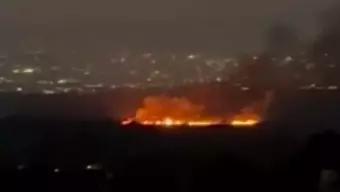 foto: Incendio en Xochimilco