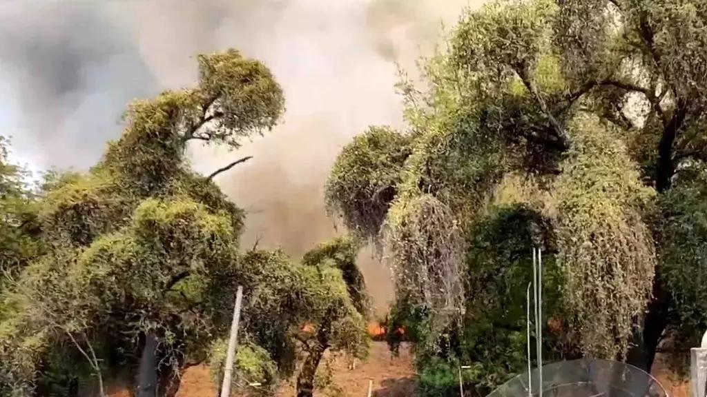 Foto: Se Registra Incendio en Naucalpan, Edomex