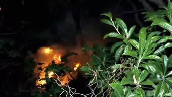 Foto: Bomberos Atienden Incendio de Pastizal en la CDMX