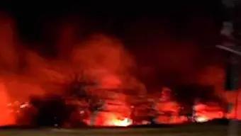 Foto: Fuerte Incendio de Pastizales en Xochitepec, Morelos