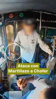 FOTO: Ataca con Martillazo a Chofer