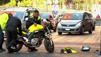 Foto: Motociclista Sale Herido en Accidente en Marina Nacional y Circuito Interior, en CDMX