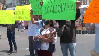 Manifestantes Bloquean Eje 1 Norte, en CDMX, por Desalojo