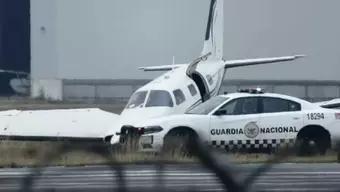FOTO: Avioneta Sufre Percance en Apodaca
