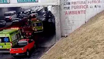 Foto: Choque Entre Dos Vehículos en Desnivel de Paseo Tollocan, Toluca