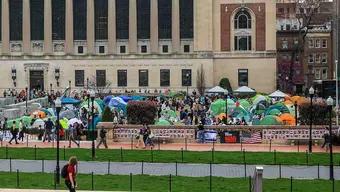 FOTO: Protesta Estudiantil en la Universidad de Columbia Pro Palestina 