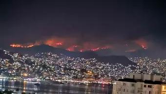 FOTO: Incendio en El Parque El Veladero, en Acapulco