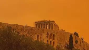 FOTO: Polvo del Desierto del Sahara Cubre Atenas | 2024