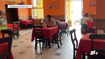 interior restaurante en Coatzacoalcos 