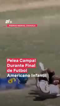 Pelea Campal Durante Final de Futbol Americano Infantil en Coahuila
