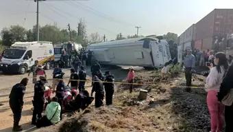 FOTO: Autobús Arrollados por Tren en Hidalgo