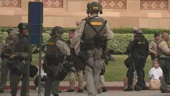 Foto: Concluye Desmantelamiento de Campamento en la UCLA con 132 Arrestos