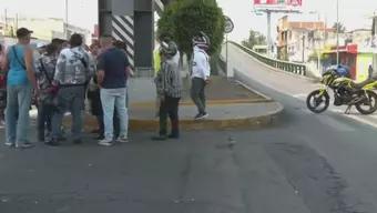 Foto: Mototaxistas Protestan por Atropellamiento de Compañero