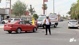 Un repartidor de comida resultó lesionado tras ser atropellado por una conductora en Torreón. 