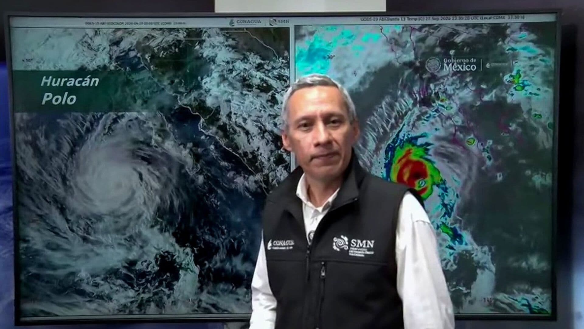 Huracán Polo Mantiene Categoría 3 y se Dirige hacia Baja California Sur