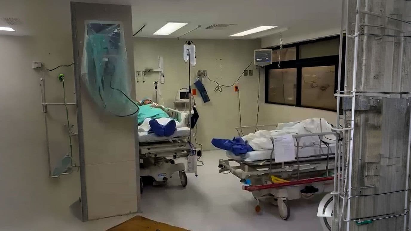 Lluvia y Granizo Inundan Hospital HGZ No. 6 del IMSS en Juárez