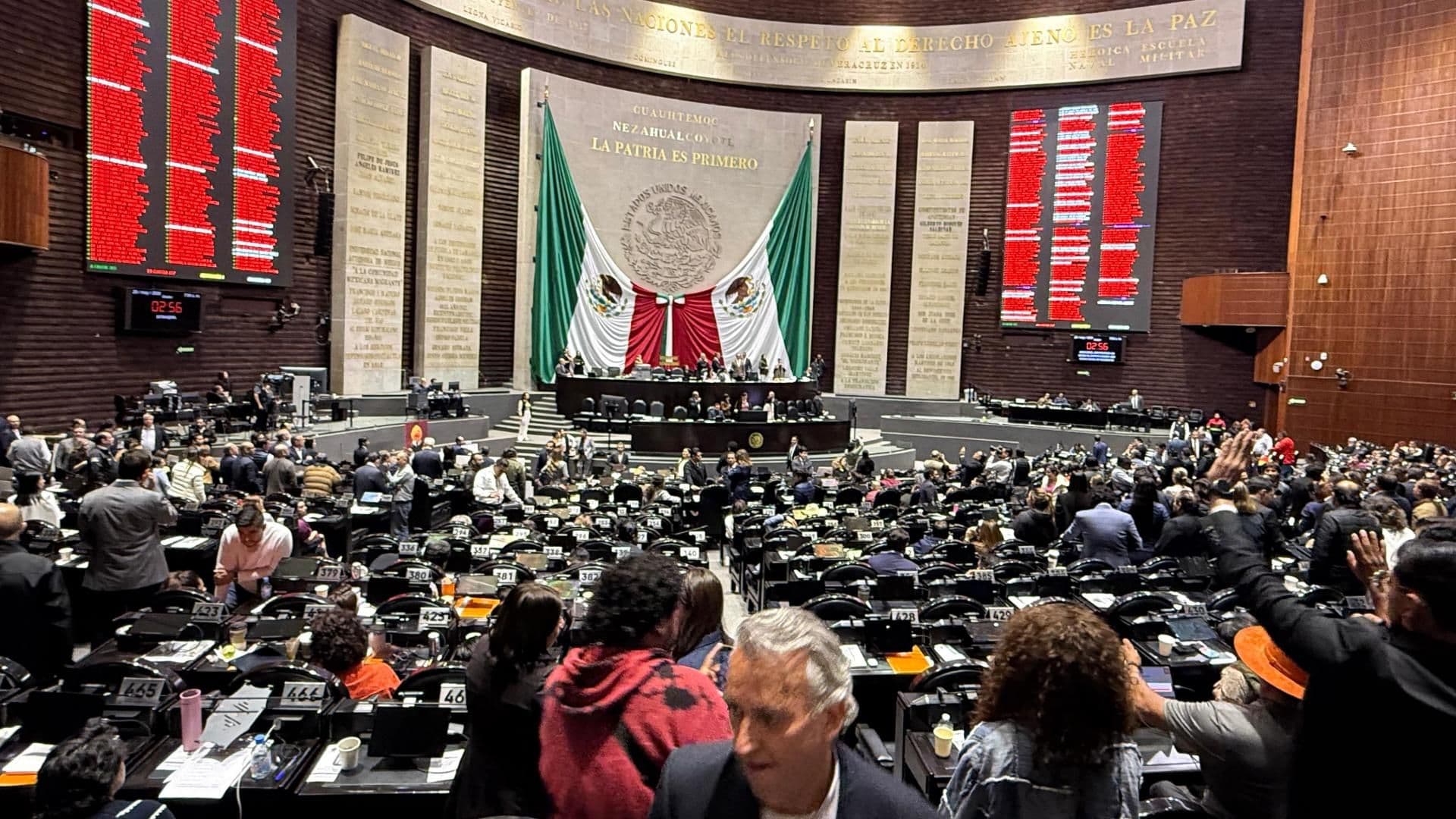 Sesión extraordinaria de la Cámara de Diputados