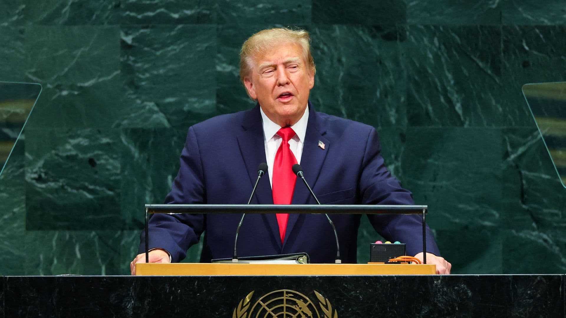 Trump da discurso en la ONU