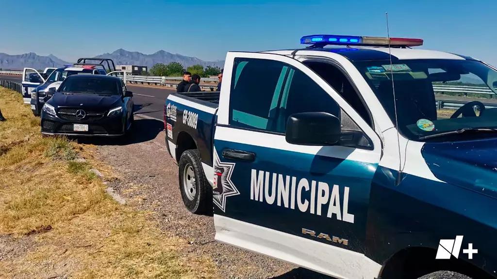 Policías Rescatan Vehículo Robado y a Hombre Privado de la Libertad en Gómez Palacio