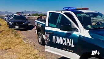 Policías Rescatan Vehículo Robado y a Hombre Privado de la Libertad en Gómez Palacio